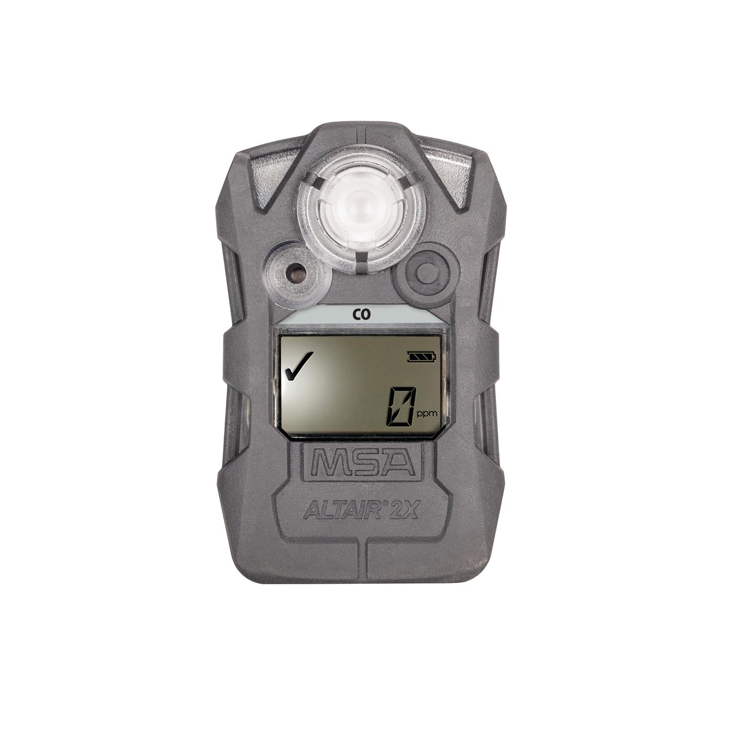 MSA Safety ALTAIR 2X Gas Detector, CO, Low 30, High 200, Charcoal Case, 10157969