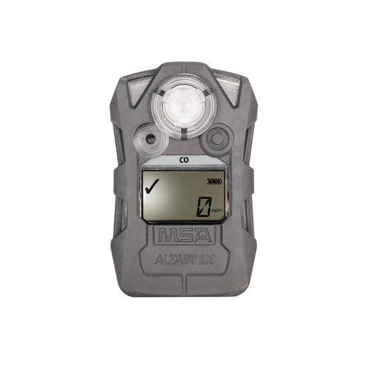 MSA Safety ALTAIR 2X Gas Detector, CO, Low 30, High 200, Charcoal Case, 10157969