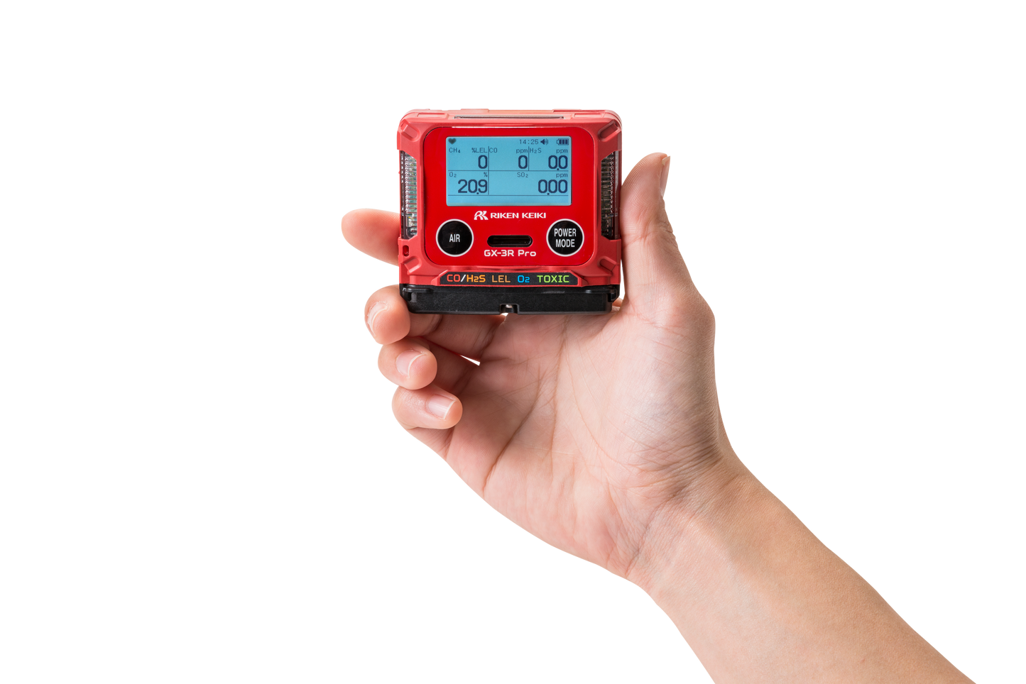 Riken Keiki GX-3R Pro 5 Gas Detector with CO₂ – Marine Confined Space Gas Monitor (CPD-W6X1HMB1-Y-00)