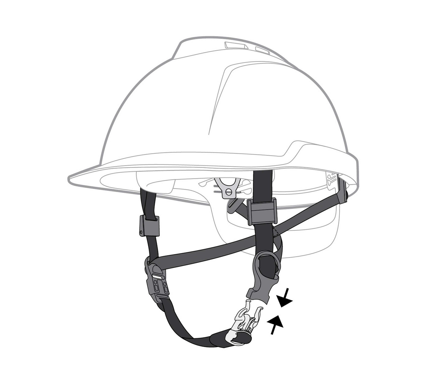 MSA Safety V-Gard Universal 4-Point Chinstrap, GA90047