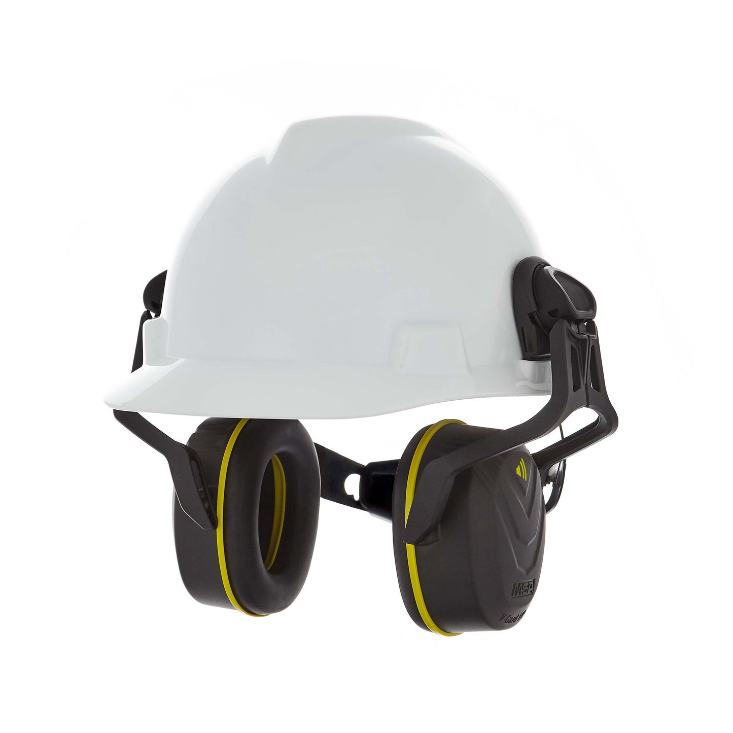 MSA Safety V-Gard Helmet Mounted Hearing Protection, Medium 32dB, 10190357
