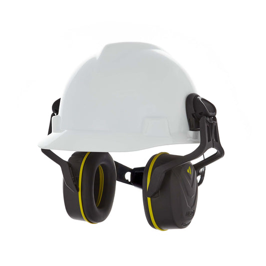 MSA Safety V-Gard Helmet Mounted Hearing Protection, Medium 32dB, 10190357