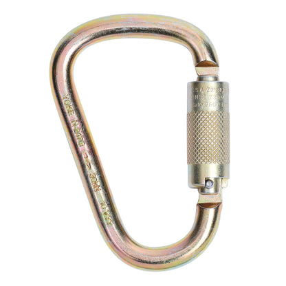 Steel Autolock Carabiner, 25 mm Gate
