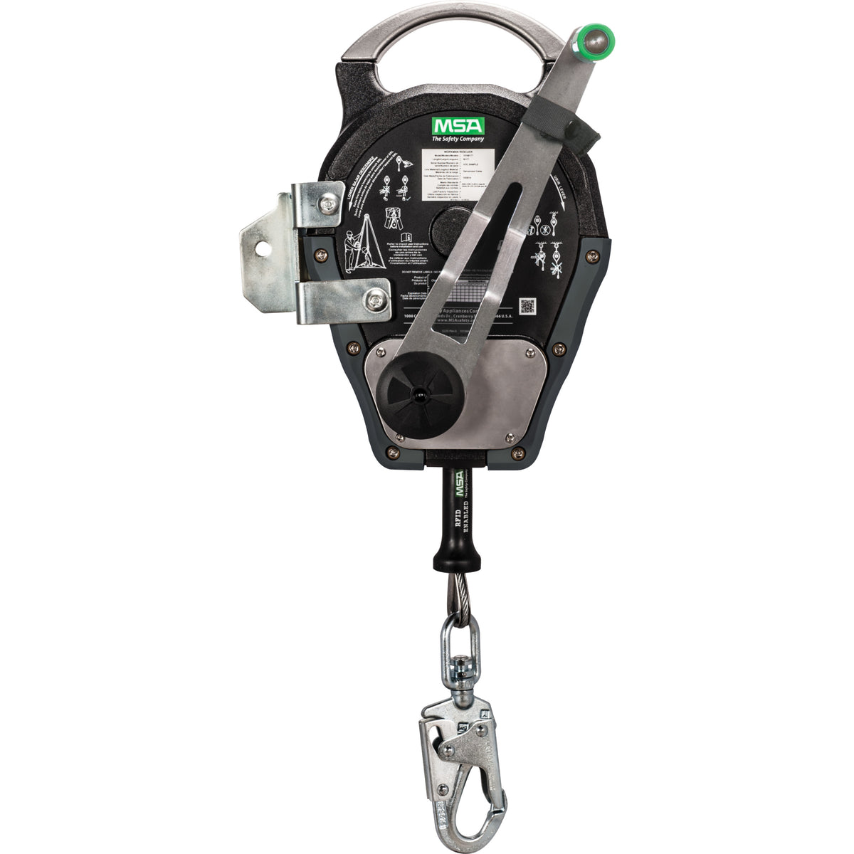 MSA Rescuer, 15 m, Stainless Steel Cable