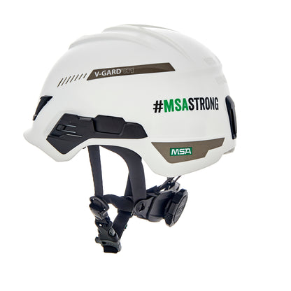 V-Gard H1 Trivent Helmet, vented, white, Fas-Trac III Pivot Foam, 10194783