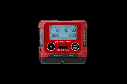 Riken Keiki GX-3R Pro 5 Gas Detector with CO₂ – Marine Confined Space Gas Monitor (CPD-W6X1HMB1-Y-00)