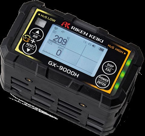 Riken Keiki GX-9000H Portable Multi Gas Detector – IR i-C4H10 / Dual H₂S (RKK-D2E800R2L062