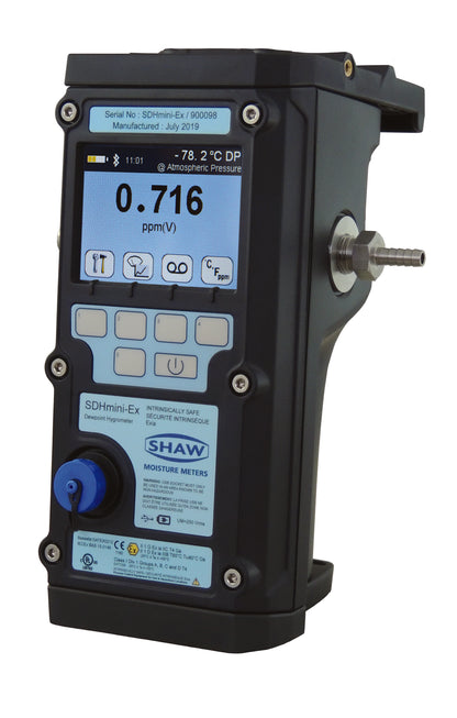 SDHmini-Ex Handheld Dew Point Hygrometer | Intrinsically Safe Moisture Meter