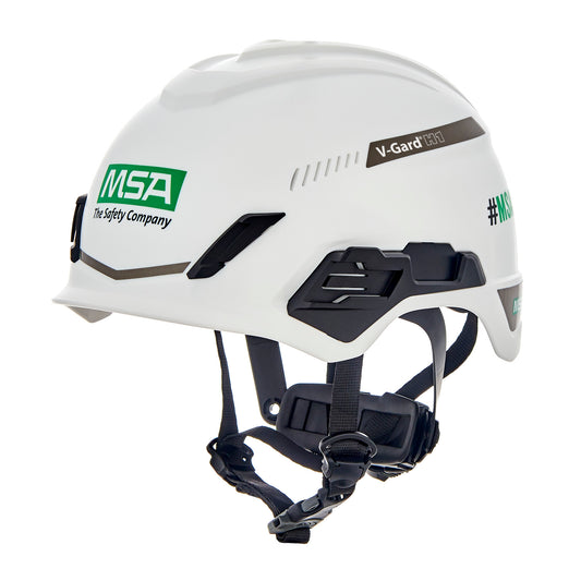 V-Gard H1 Trivent Helmet, vented, white, Fas-Trac III Pivot Foam, 10194783